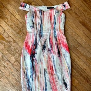 Little Mistress off the shoulder dress